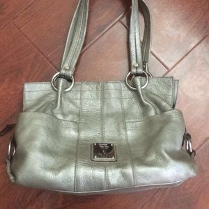 Tignanello silver bag